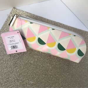 NWT: Kate Spade Geometric Pencil Case
